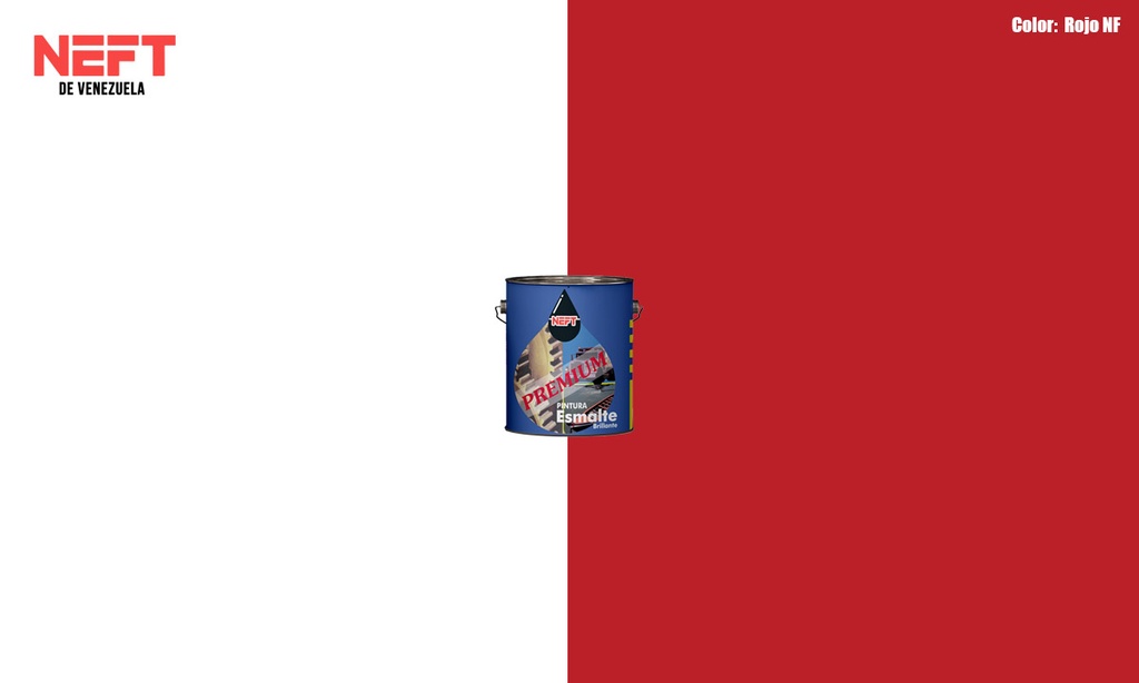 NEFT ESMALTE ROJO NF CUARTO 1/4 