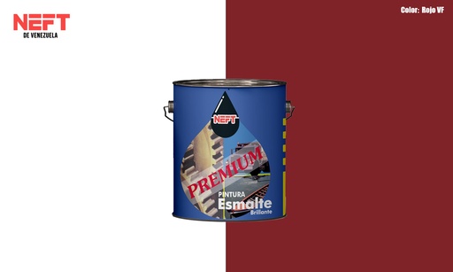 NEFT ESMALTE ROJO VF GALON